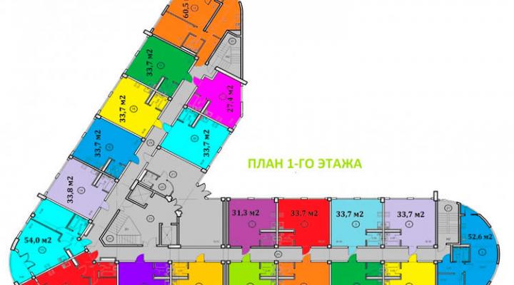Номер в апартотеле бизнес-класса Номер в апартотеле бизнес-класса floorplan 3