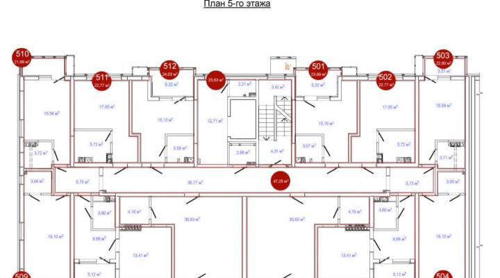 Апартаменты с балконом Апартаменты с балконом floorplan 2